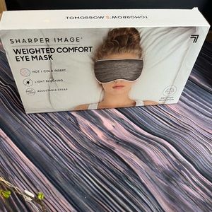 NIB Sharper Image Weighted Comfort Eye Mask